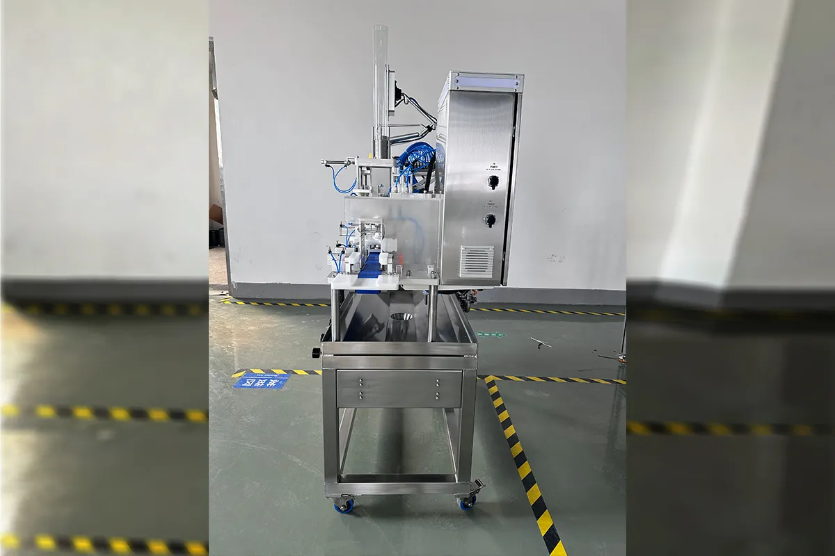 Food grade stainless steel filling nozzles of 2 head canning machine