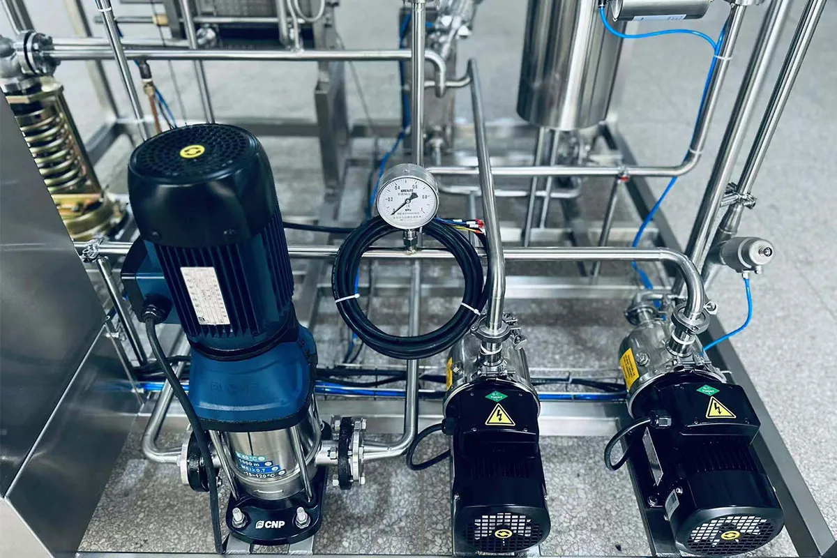 1000-2000L/H industrial HTST flash pasteurizer for craft beer production