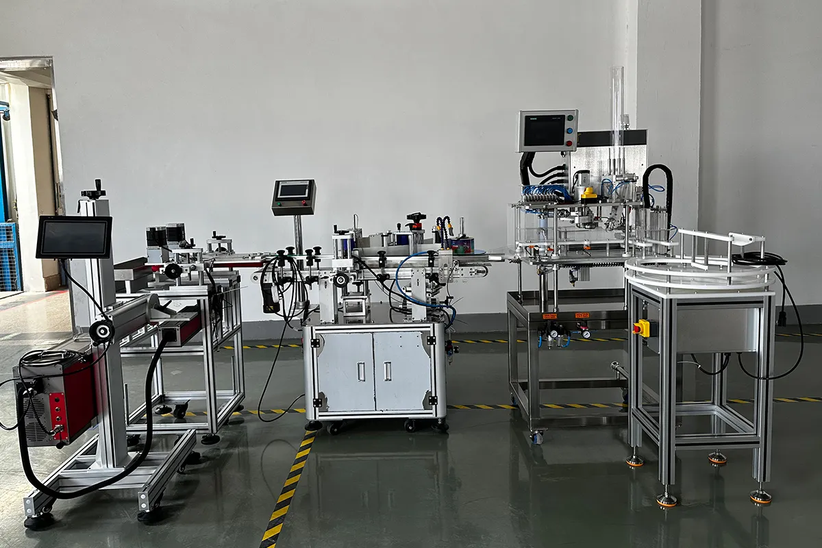 Single head canning machine in small home brewery setup