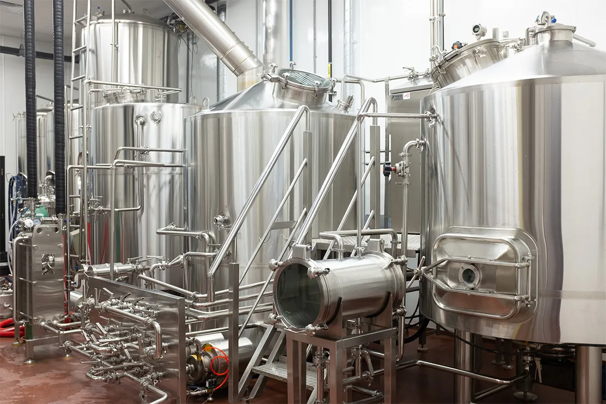 Complete 10BBL brewing unit with full production accessories