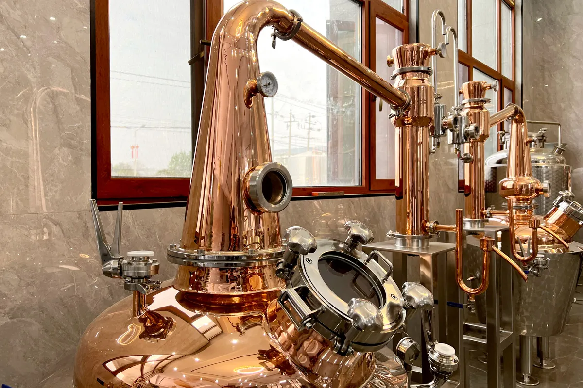 Small craft distillery pot still equipment complete set