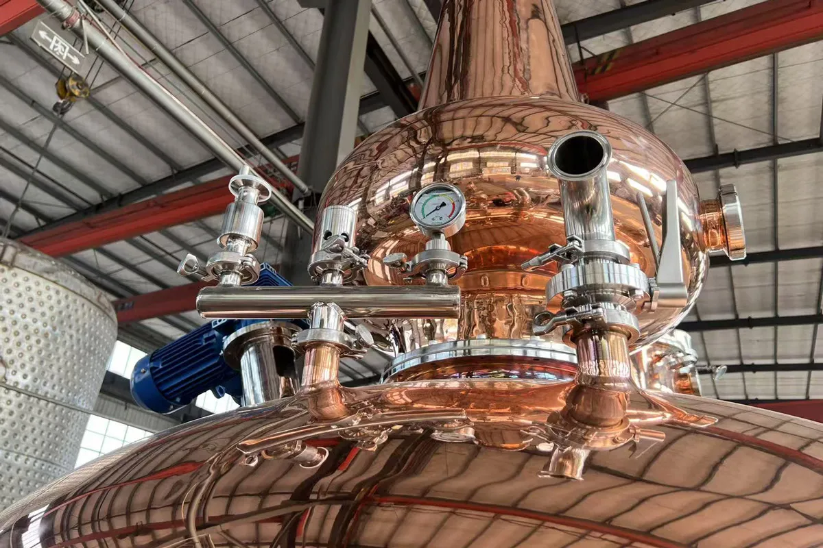 2000L industrial distiller for high-volume whiskey vodka gin production