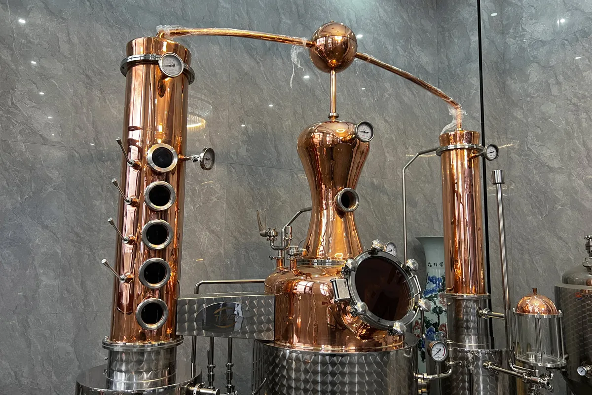 300L V2 multi purpose distiller for whiskey vodka gin production