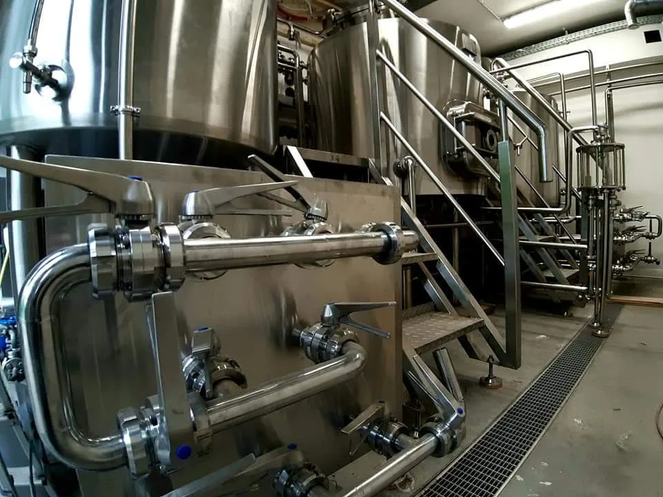 5HL brewhouse core equipment at Misery Beer Belgian Ardennes