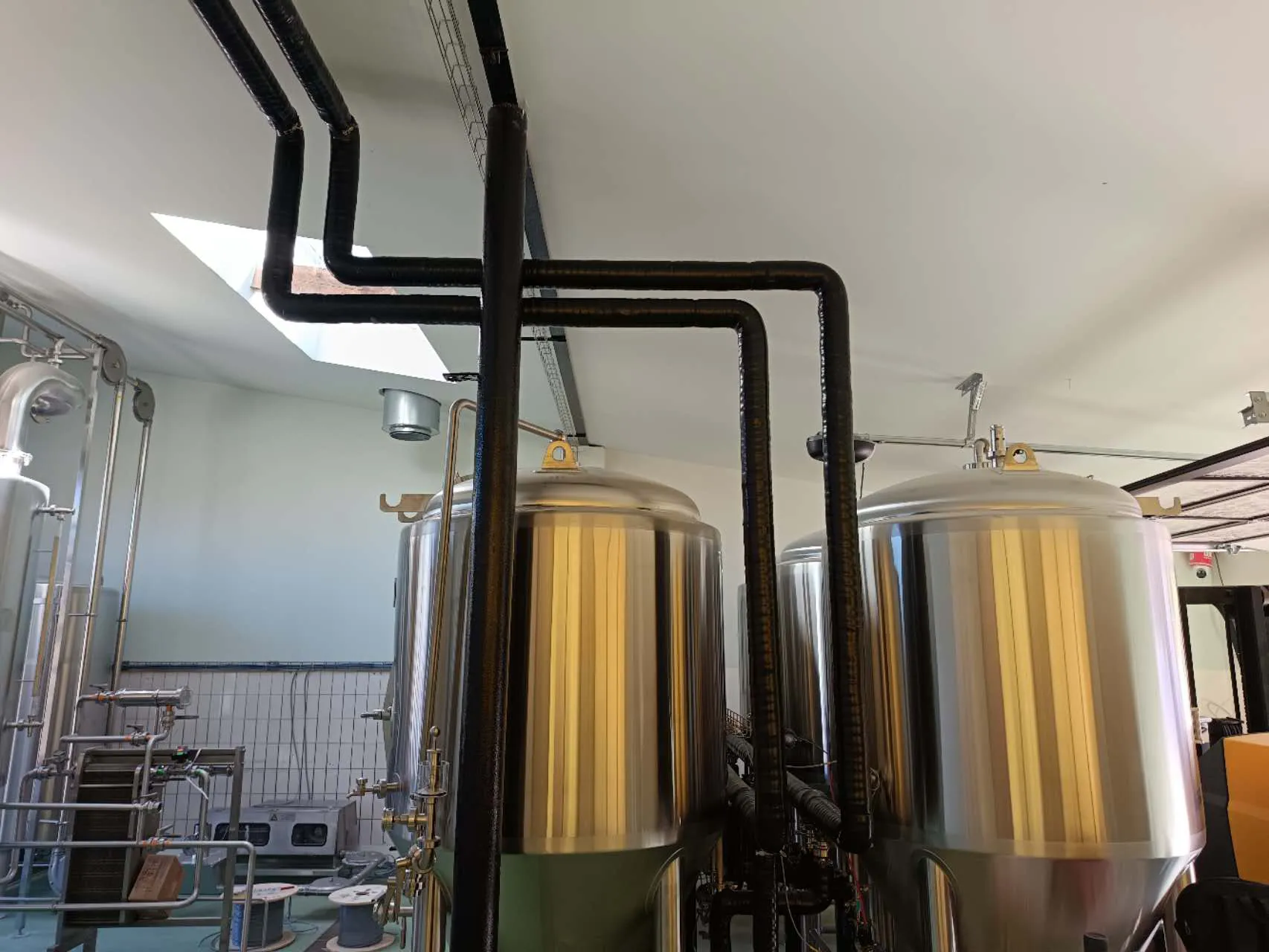 10HL brewhouse core equipment at Zeitgeist Brewing Denmark