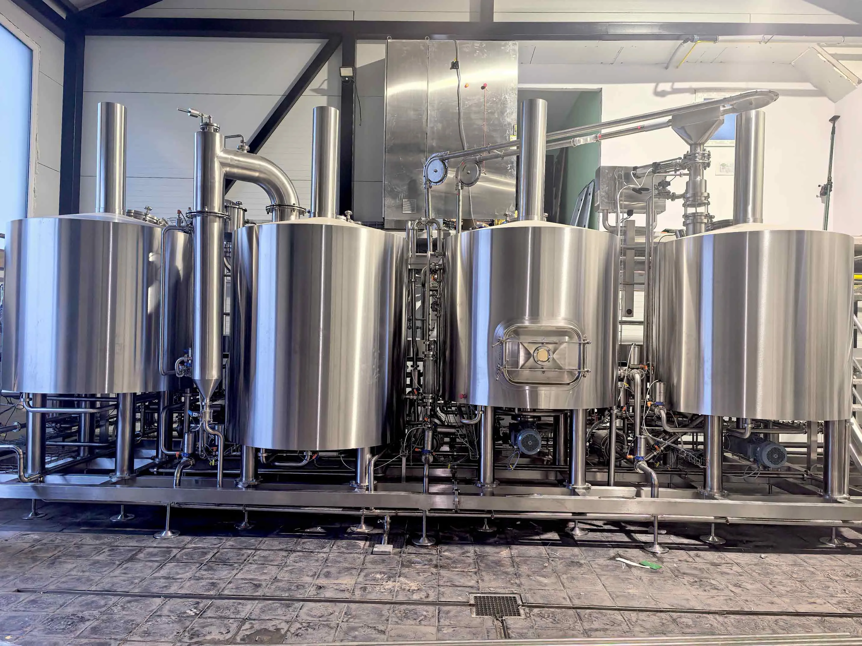 presovsky pivovar 10hl semi automatic brewery complete installation in presov slovakia