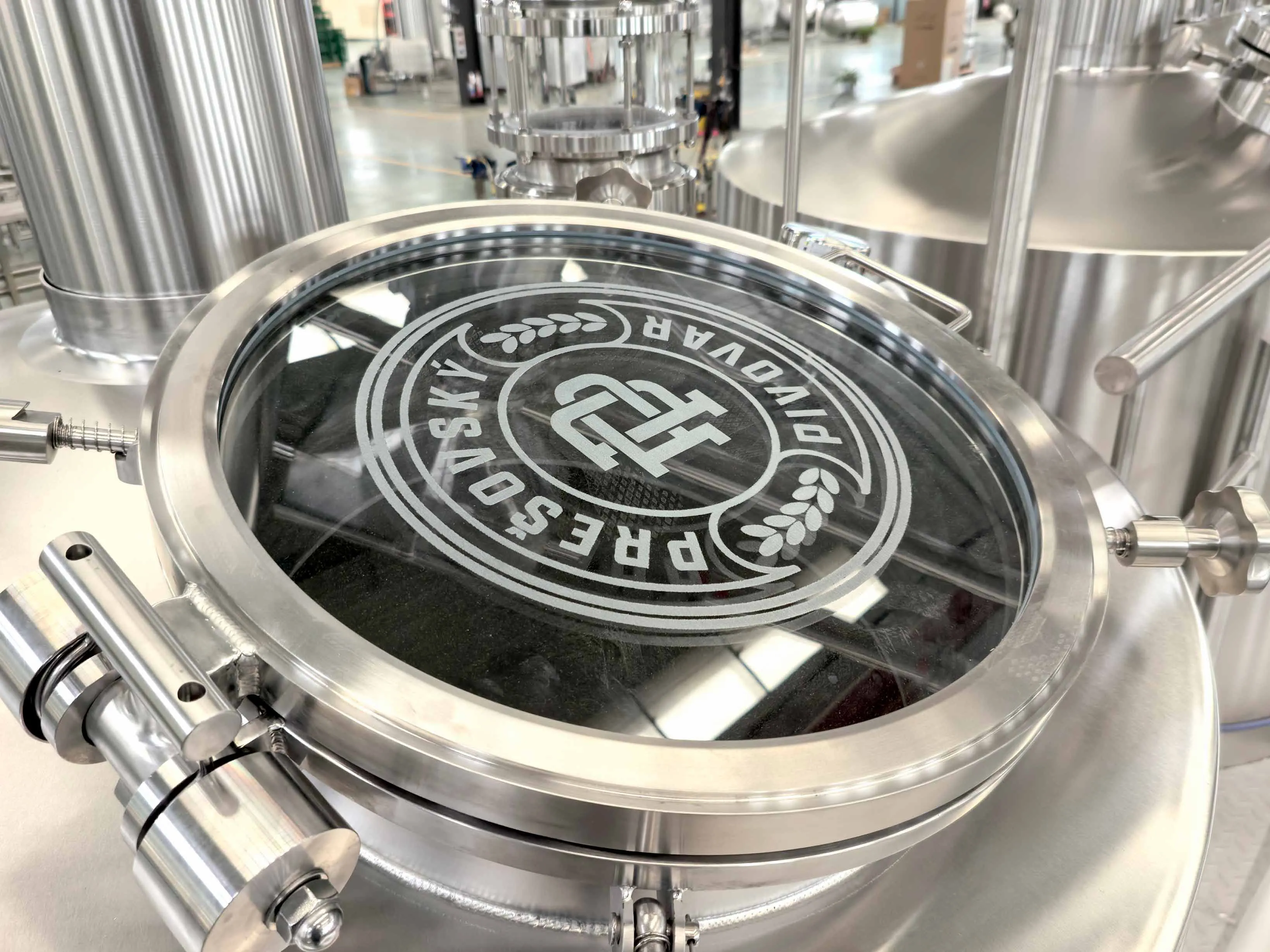 10hl semi automatic brewhouse core equipment at presovsky pivovar petrovany