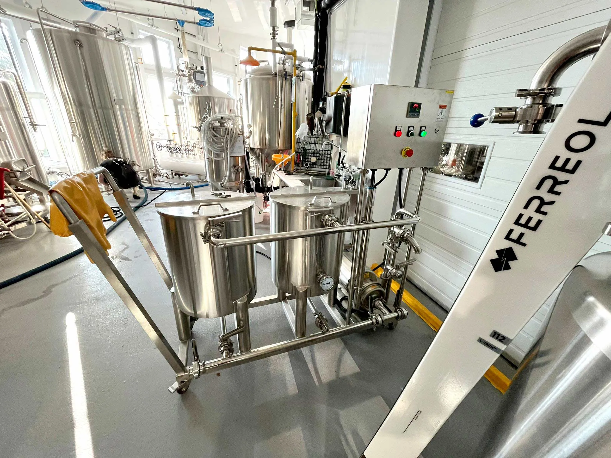 10HL automatic brewhouse control panel at Brasseur Des Monts