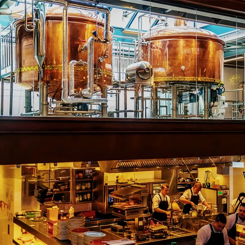Slot Oostende 20HL manual brewhouse complete system installation