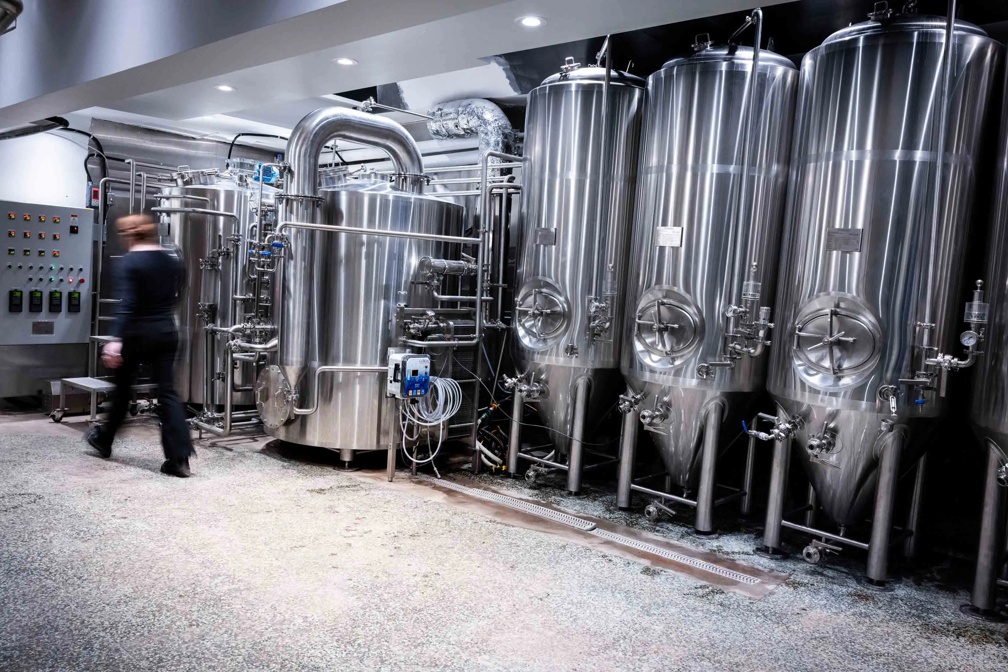 7BBL mash lauter tun and kettle vessels for brewpub system