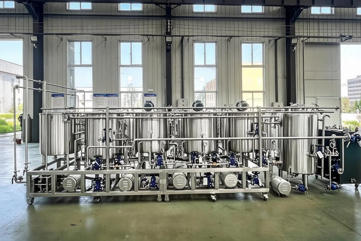 Hocheffiziente 100-Liter-Fünf-Gefäß-Gewerbe-Brauhaus