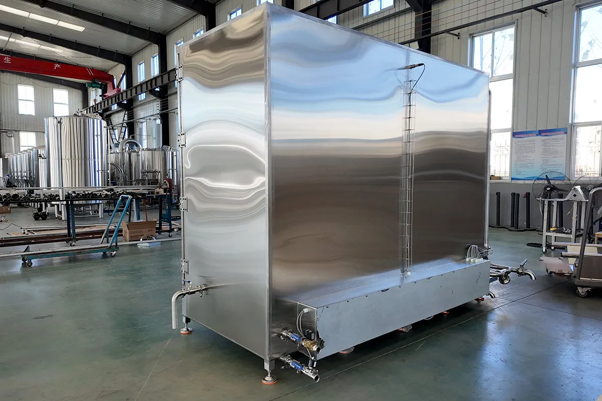 Internal spray nozzle of stainless steel chamber pasteurizer