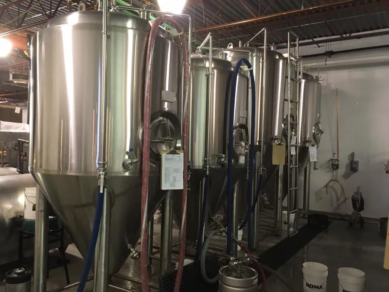 20BBL automatic brewing system project for Micro brasserie Saint-Pancrace inc