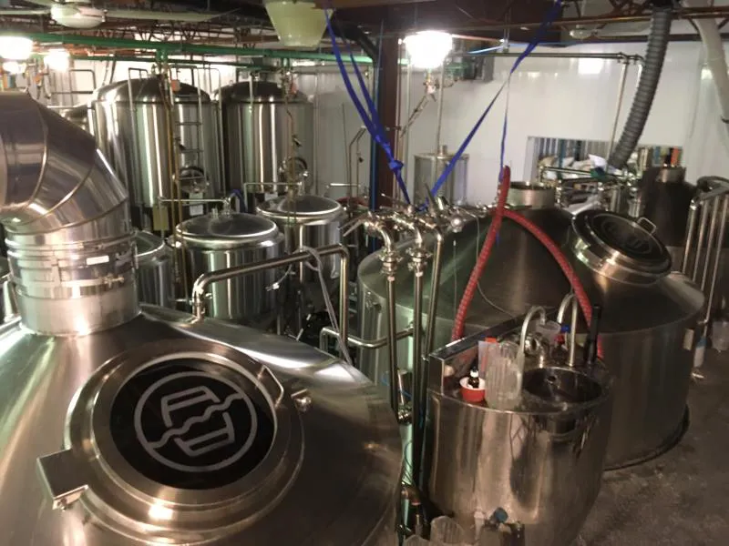Automatic 20BBL brewing system PLC control cabinet detail