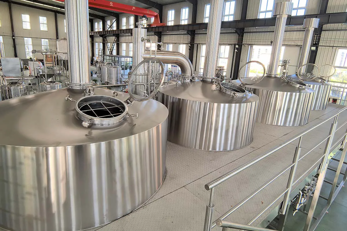 25HL four vessel brewhouse turnkey craft beer production equipment