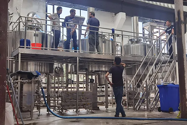 Humdinger Brewing 20HL stainless steel craft beer brewhouse installation