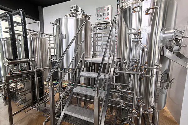 300L stainless steel pub brewery system for Kaai 22 Pub Brewery
