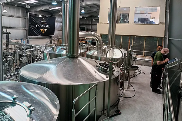 Complete 50HL/5000L brewhouse equipment for commercial brewing
