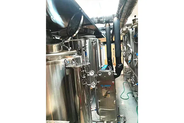 fermenters and bright tanks in Japan brewery
