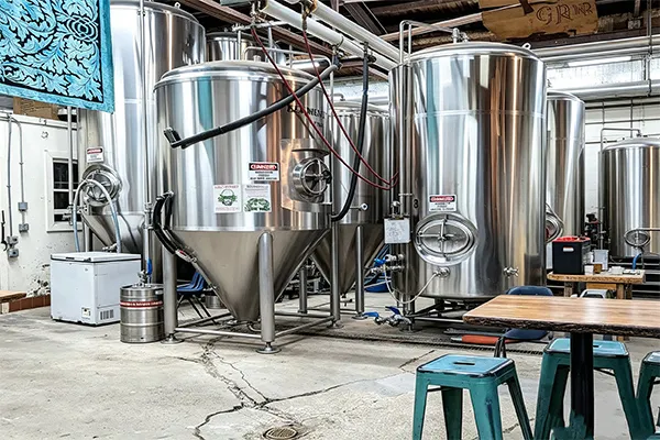 Sprzęt warzelny ze stali nierdzewnej 1000L dla King River Brewing Company