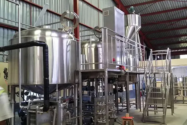 Complete 20HL craft brewery system for commercial brewing in Kenya