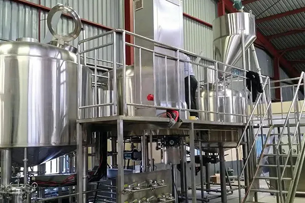 Turnkey 20HL beer brewing system for Kenya brewery