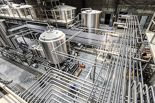 Grande usine de bière industrielle clé en main pour le projet Niugini Brewery