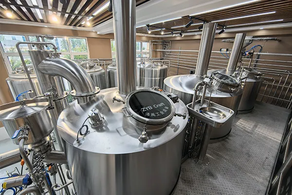 10HL brewing system piping assembly for ZYB Craft