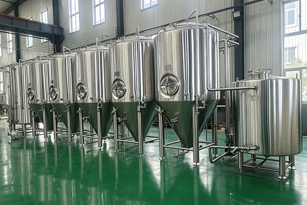 Installation de tuyauterie de cave de fermentation de 25 HL pour Suffers Brewing Co