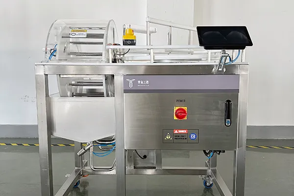 4 heads beer canning filler installed for craft brewery