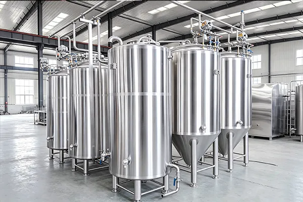Jacketed 600L beer fermentation tank for brewery