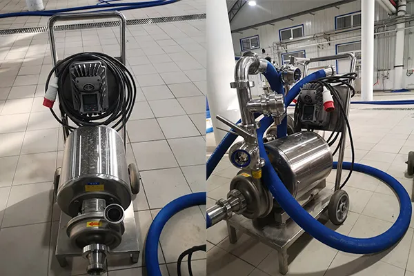 Mobile pump cart industrial pumping equipment