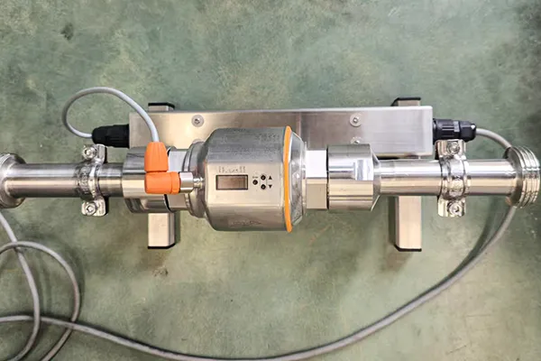 Handheld portable flow meter industrial site testing