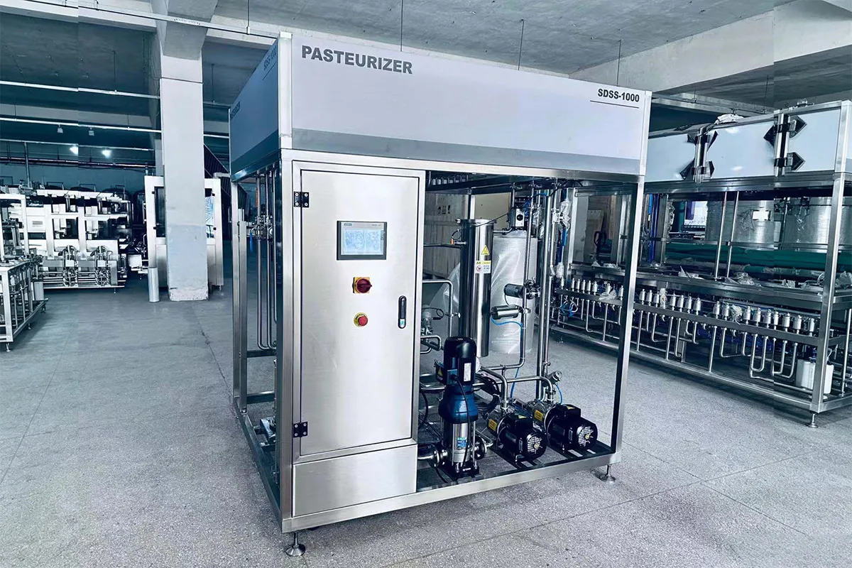 ZYB flash pasteurizer unit for brewery pasteurization